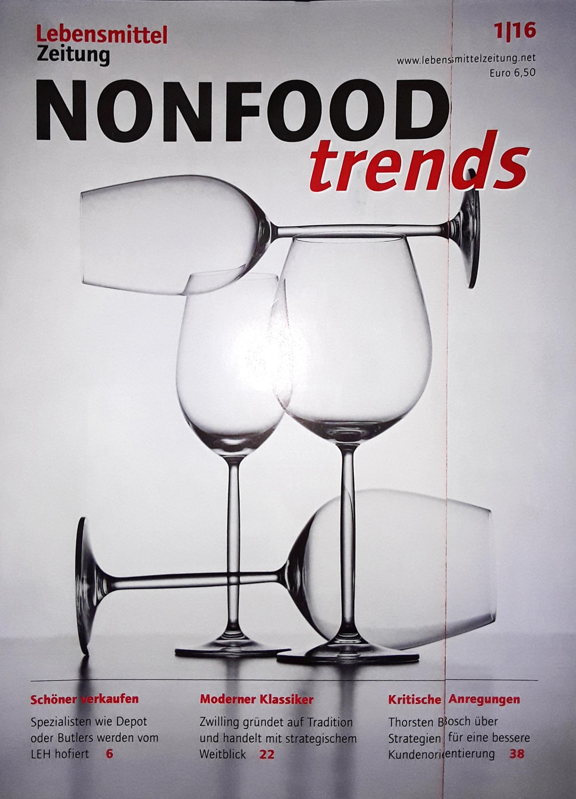 NONFOOD trends 1/2016; Mit freundlicher Genehmigung der Lebensmittelzeitung